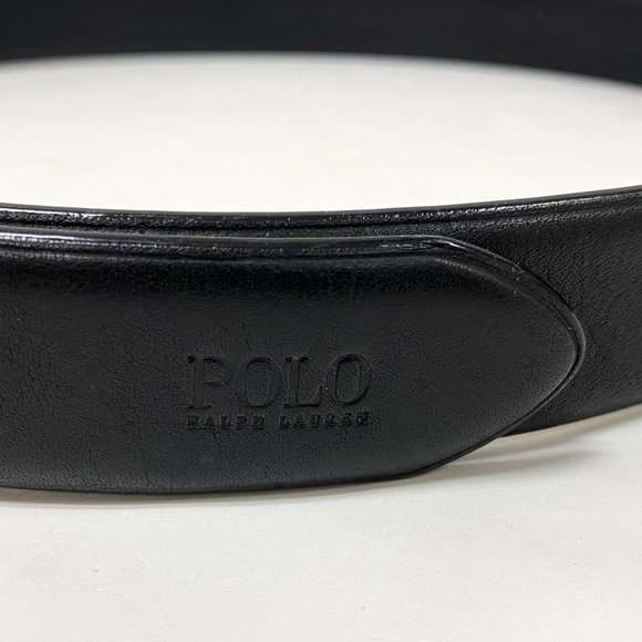 Polo by Ralph Lauren Black Leather Belt main image 4